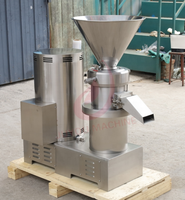 JUYOU Machine électrique de fabrication de tahini sésame Broyeur de beurre d'arachide et de noix Moulin colloïdal commercial pour sauce tomate