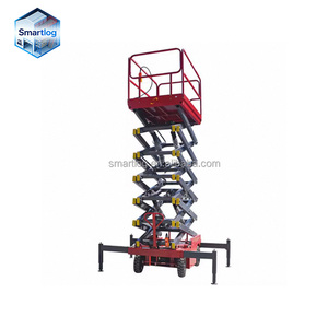 Hot Selling Smartlog Electric Movable 20m Scissor Lift sissor lift Platform Hydraulic <strong>Elevation</strong> with 300-2000kg Capacity - Product Image 5