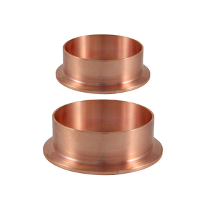 Fabricante personalizado de cobre rojo virola Tri Clamp adaptador de ajuste suave pulido bisel extremo <span class=keywords><strong>Stub</strong></span> soldadura manga para aceite Gas agua - Product Image 3