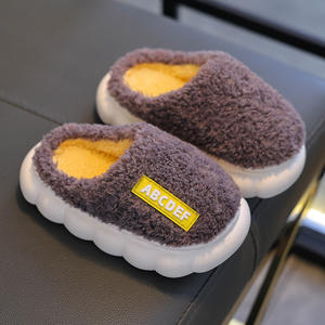 Pantuflas Infantiles de Algodón, Estilo Nuevo, para Invierno, Unisex, para Uso en Interiores y Exteriores, Forradas de Felpa, Cálidas - Product Image 2