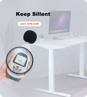 Vente en gros OEM ODM Table debout d'ordinateur à moteur unique Support de bureau motorisé ergonomique intelligent électrique à hauteur réglable