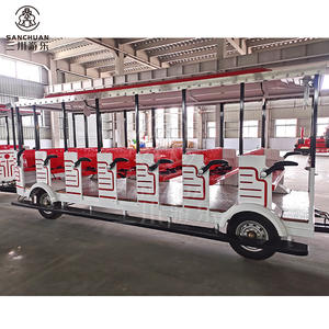 Prix bon marché Fabricant de train 72 passagers Visite touristique Dotto Trackless Fun Train touristique à vendre - Product Image 4