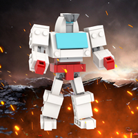 Bloques de Construcción MOOXI MOC1692, Robot Ambulancia Deformable, Juguete Educativo para Niños, Regalo DIY