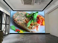 Ultra léger mince haute luminosité 1200cd intérieur mur vidéo LED affichage P2.5 640x480 HUB Type de carte avant entretien LED affichage