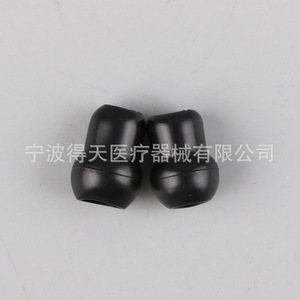 ที่อุดหูแบบซิลิโคนรูปทรงน้ำเต้าสีดำ รุ่น DT803 ของ Detian อุปกรณ์เสริมสำหรับแพทย์ - Product Image 2