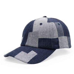 Embroidery logo Custom Plain Blank Vintage Washed Denim Embroidered <b>Dad</b> <b>Hats</b> - Product Image 1