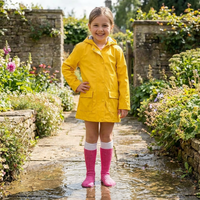 Chaussettes imperméables en nylon et élasthanne respirantes à 3 couches pour enfants, hauteur genou, pour garçons et filles, idéales pour l'extérieur et l'école par temps de pluie - Prix usine OEM personnalisé