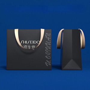 New Product Branding Paper Bags Wedding Packaging Mini Paper Gift Bag <b>Navy</b> Blue Waistline-Free Paper Bag For Packaging - Product Image 1