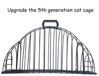 2023 Cage anti-rayures pour animaux de compagnie en acier inoxydable Cage de douche pour animaux de compagnie pour chat