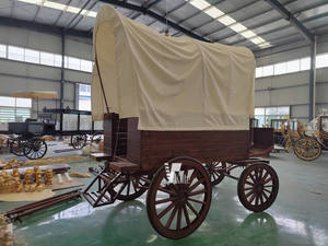 รถม้าชมวิวยุโรปยุคกลาง/รถม้าคลาสสิก/รถม้าแบบเต็นท์โบราณสำหรับตั้งแคมป์ - Product Image 4