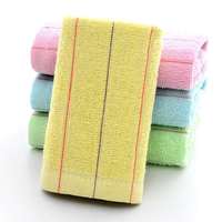 Serviettes en coton tissé rayées de couleur personnalisées en gros, très absorbantes, antimicrobiennes, réutilisables, multi-usages pour la maison