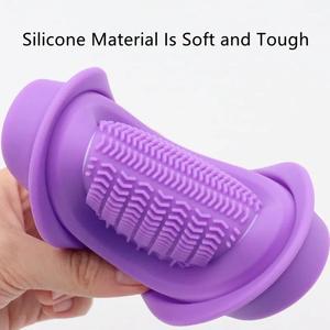 Heart Shape Foldable <b>Silicone</b> Makeup Brush Cleaner Bowl Washing Pad Cosmetic Cleaning Beauty <b>Tool</b> for Brushes Sponge Home Use - Product Image 2