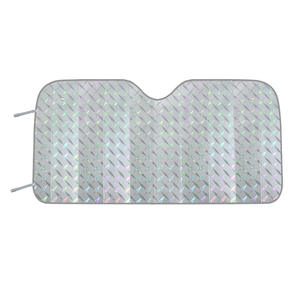 Parasol Láser para Parabrisas Delantero 140x75cm, Película Aluminizada, Instalación con Ventosas, Protección Solar para Coche en Verano - Product Image 5