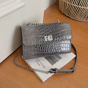 <span class=keywords><strong>Sac</strong></span> à <span class=keywords><strong>main</strong></span> de luxe en cuir PU géométrique avec chaîne, <span class=keywords><strong>sac</strong></span> de soirée pour <span class=keywords><strong>femme</strong></span>, <span class=keywords><strong>sac</strong></span> à bandoulière élégant au design raffiné - Product Image 5