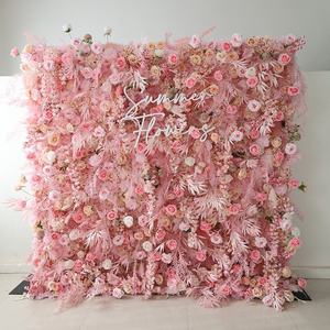 CB-360 Articoli da Regalo e Decorazioni Parete di <span class=keywords><strong>Fiori</strong></span> Artificiali Sfondo 3D per Decorazione Eventi e Feste - Product Image 3