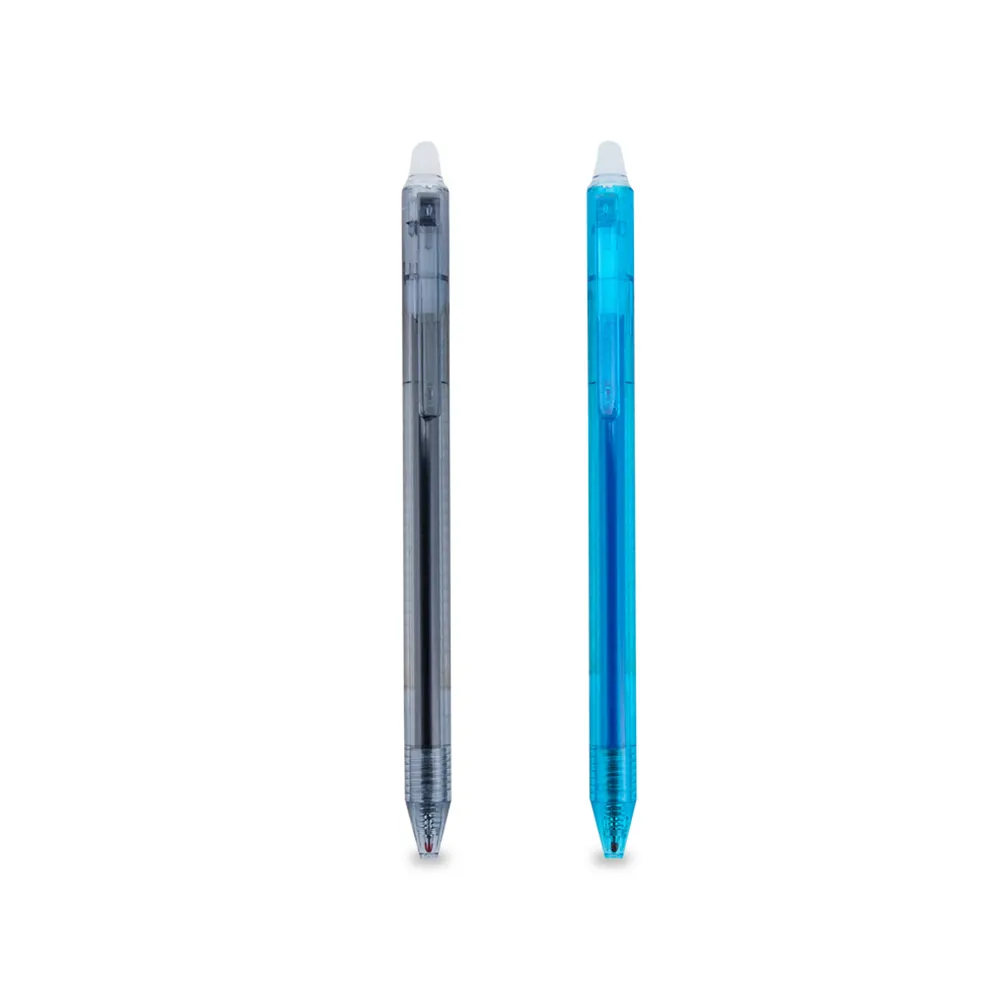 प्रचार प्लास्टिक Erasable कलम कस्टम लोगो 0.5mm Erasable जेल स्याही कलम