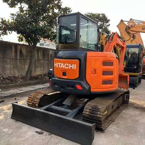 Mini-excavatrice d'occasion Hitachi ZX55 ZX60 ZX70 avec chenilles en caoutchouc à vendre, Hitachi Zx55USR-5A d'occasion - Product Image 2