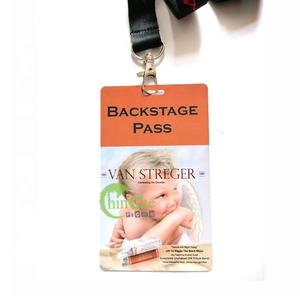 SIN mínimo Cualquier logotipo podría ser una <span class=keywords><strong>tarjeta</strong></span> de identificación de trabajador del personal personalizado VIP All Access <span class=keywords><strong>Pass</strong></span> Badge - Product Image 3