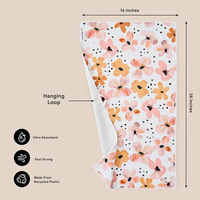 Custom Printing Microfiber Kitchen Hand Towel Waffle Towel High Absorben Soft Durable Microfiber Hand Dish Towels