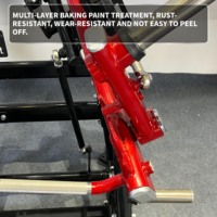 CoolBuild CBM029 Banc de musculation commercial robuste en acier, à charge par plaques, réglable, pour la musculation des bras et des pectoraux