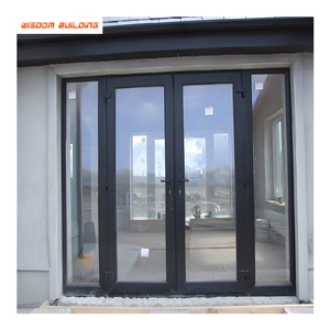<span class=keywords><strong>Porta</strong></span> <span class=keywords><strong>a</strong></span> Battente in Alluminio con Doppio Vetro, Impermeabile e Insonorizzata, Stile Francese, per Ingresso Principale, Prodotta in Australia - Product Image 2