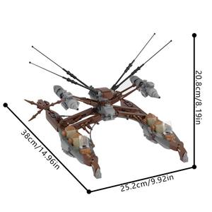 Funbuild <span class=keywords><strong>Star</strong></span> Plan <span class=keywords><strong>Wars</strong></span> personalizado, modelo de catamarán, juego de bloques de construcción, <span class=keywords><strong>rompecabezas</strong></span>, juguetes, juego de bloques - Product Image 4