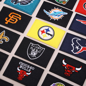 แผ่นปักโลโก้ทีมกีฬาอเมริกันฟุตบอล NFL พร้อมแผ่นรองรีดติด - Product Image 3