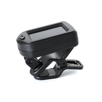 OEM Custom Rechargeable Clip-On Guitar Tuner Clear LCD Display Quick Accurate Tuning for Bass Ukulele Violin-Plastic Material