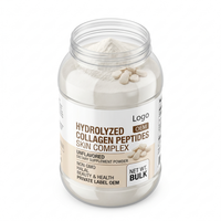 Poudre de Collagène Hydrolysé Sans OGM Halal, Sans Arôme, en Vrac, pour Boissons Beauté et Santé, Marque Privée OEM, Délai de Livraison Rapide, pour Adolescents