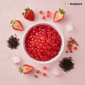 บัวลอยรสสตรอว์เบอร์รีคุณภาพสูงสำหรับตกแต่งเครื่องดื่มชาไข่มุก - Product Image 5