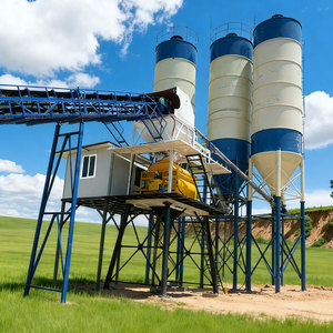 Stationaire betoncentrale van 90m³/uur met modulair ontwerp, gecertificeerd doseersysteem voor productielijn van kant-en-klare betonfabrieken - Product Image 2