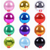 Ballons personnalisés en feuille d'aluminium avec logo et nom, 18 pouces, couleurs assorties, à remplir à l'hélium, pour la promotion d'entreprise