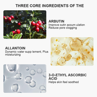 Essence éclaircissante à l'arbutine OEM/ODM, correcteur de taches brunes avec alpha-arbutine et niacinamide pour l'hyperpigmentation, sérum pour le visage
