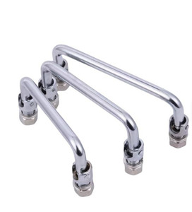 Heavy-Duty Ergonomic Grip Foldable Pull <strong>Handle</strong> Durable Metal Hardware for Easy Door Installation Smooth Operation <strong>Chrome</strong> <strong>Plating</strong> - Product Image 3