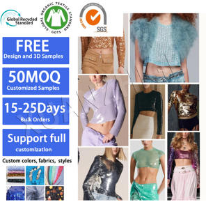 Женская Футболка с блестками - Product Image 4