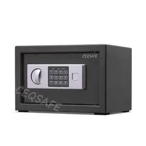 CEQSAFE Steel Small Size Security Hotel Safety Mini Cash Safe Box China Electronic Digital Lock CEQ Safe 10 Years 1.2 Mm 2.2 Mm