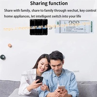 Interruptor Inteligente Wifi de 2 Canales, Temporizador DIY Ewelink 7-32V 2.4G Wifi RF433, Módulo de Automatización del Hogar para Alexa, Google Home, IFTT