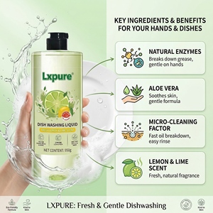 Detersivo per <span class=keywords><strong>Piatti</strong></span> Lxpure OEM 950g al Profumo di Limone, Rimuove il Grasso, Delicato sulle Mani, per Uso in Cucina, Prodotto in Cina - Product Image 5