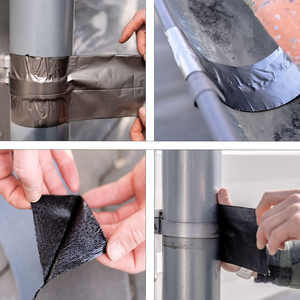 Ruban de bitume EONBON Ruban d'étanchéité bitumineux modifié en caoutchouc auto-adhésif en aluminium - Product Image 5