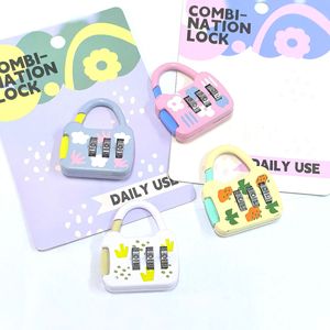 Candado de equipaje pequeño personalizable con alta seguridad Nuevo diseño Aspecto lindo Candado de combinación de aleación de zinc con 3 ruedas digitales - Product Image 2