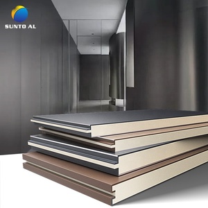 Panel Sándwich <span class=keywords><strong>de</strong></span> Aislamiento Personalizado SUNTO, Panel Aislante <span class=keywords><strong>de</strong></span> Poliuretano, Azulejo Aislante Acústico, Metal, Poliuretano, Estructural, para <span class=keywords><strong>Paredes</strong></span> <span class=keywords><strong>Interiores</strong></span> <span class=keywords><strong>de</strong></span> Oficina y Dormitorio - Product Image 1