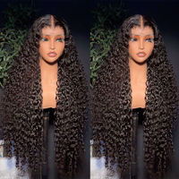 Perruques de cheveux humains bouclés vierges bruts vietnamiens, cambodgiens et birmans, doublement étirés, cuticules alignées, pour femmes noires, en dropshipping