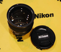 Objectif Nikon AF Nikkor 85mm F1.4D d'occasion, objectif téléobjectif à focale fixe, monture F, plein format pour appareil photo reflex numérique Nikon monture F