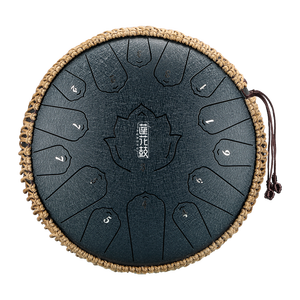 Hluru กลองเหล็กบำบัด15โน้ต14 "เครื่องดนตรีเคาะถังบัวถังบัวพร้อมเคสเล่นง่าย - Product Image 3