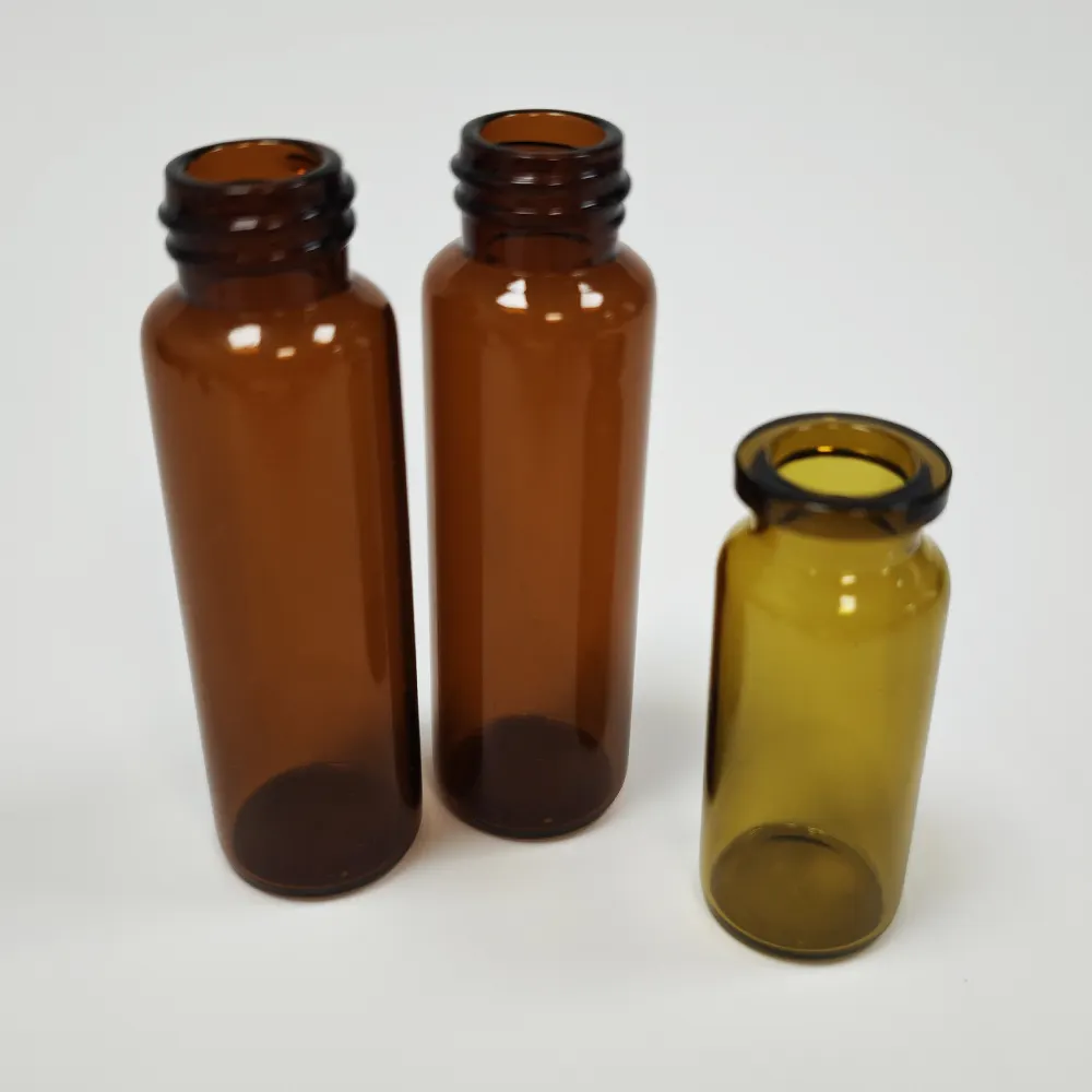 Bottiglia di vetro borosilicato OEM/ODM ambra