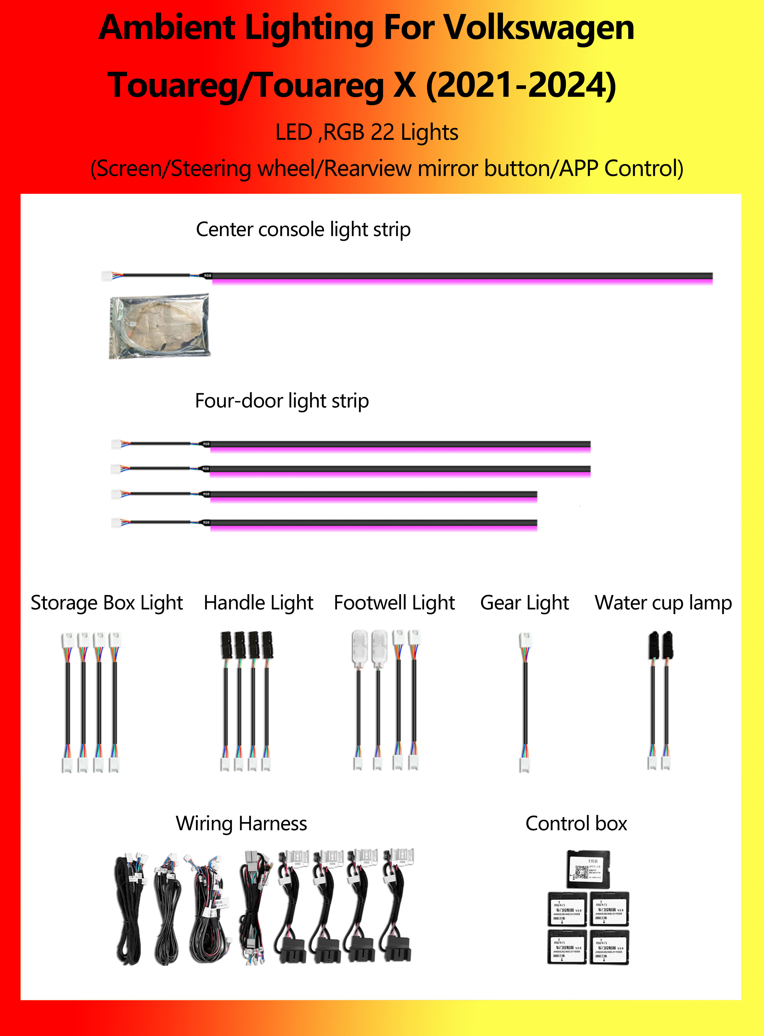 Volkswagen Touareg/Touareg X RGB 22 Lights