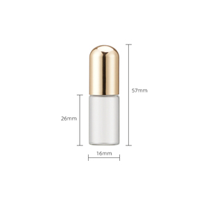 Leere <span class=keywords><strong>3ml</strong></span> 6ml 10ml transparente Augen serum rolle auf Parfümöl-Glas walzen flasche - Product Image 4