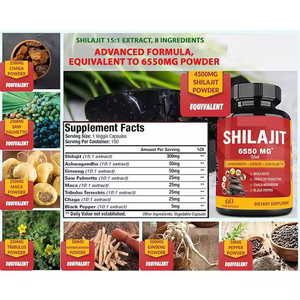 <span class=keywords><strong>Dabur</strong></span> <span class=keywords><strong>Shilajit</strong></span> ayurvediche capsule 30 conte naturale per il benessere da uomo - Product Image 2