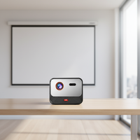 Nouveau projecteur holographique mini 4K, 2200 lumens ANSI, home cinéma, son stéréo 3D, Wifi 2.4+5G, Android 11.0