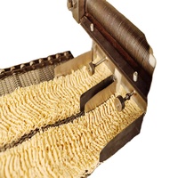 Machine entièrement automatique de fabrication de nouilles instantanées à petite échelle avec moteur, multifonctionnelle, en acier inoxydable de qualité alimentaire